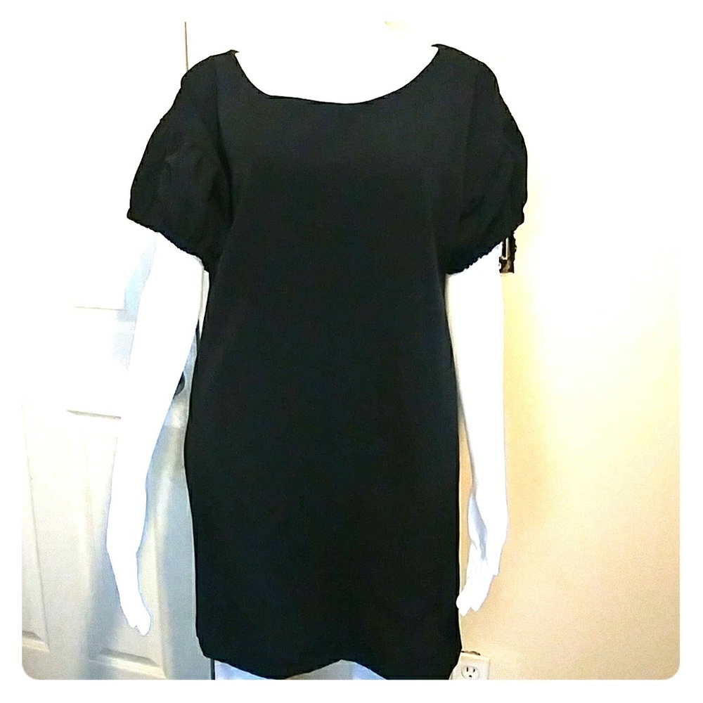 HANDMADE LBD Vintage structure Dress Sz S/M